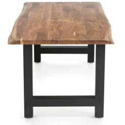 Baumkanten Tischgruppe Set - Bryan (fünfteilig)^Wohnen Outlet