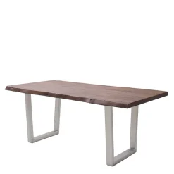 Baumkanten-Tisch in Walnuss Braun - Bennetto^Wohnen