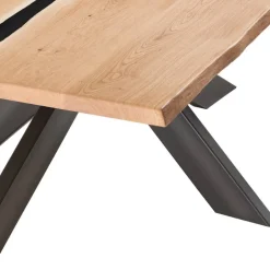 Wohnen Baumkantentisch mit Epoxid-Harz-Einlage - Cocktail