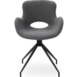 Wohnen Baumkantentisch und Tischsessel Set - Eulena (fünfteilig)