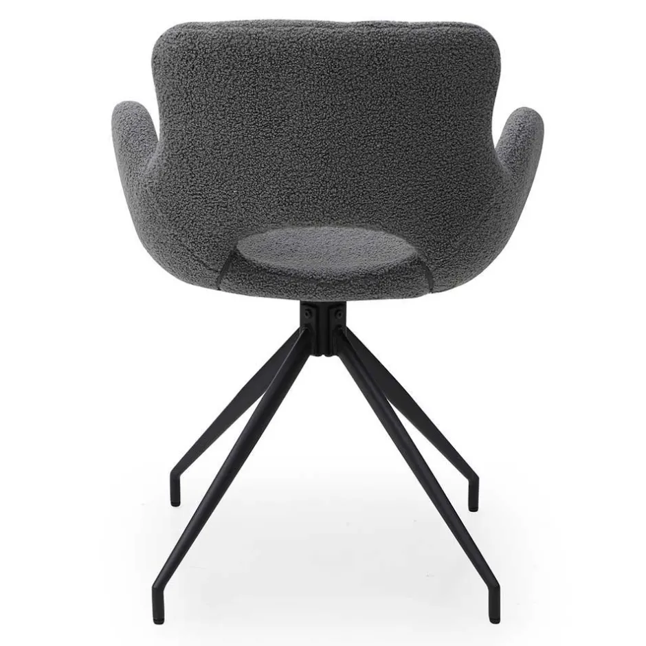 Wohnen Baumkantentisch und Tischsessel Set - Eulena (fünfteilig)