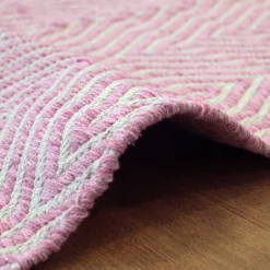 Wohnen Baumwollteppich mit Zickzack-Muster - Garrysa