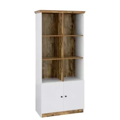 Wohnen Bücherregal in Holz verwittert Dekor - Heico