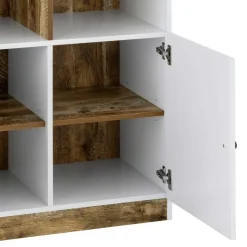 Wohnen Bücherregal in Holz verwittert Dekor - Heico