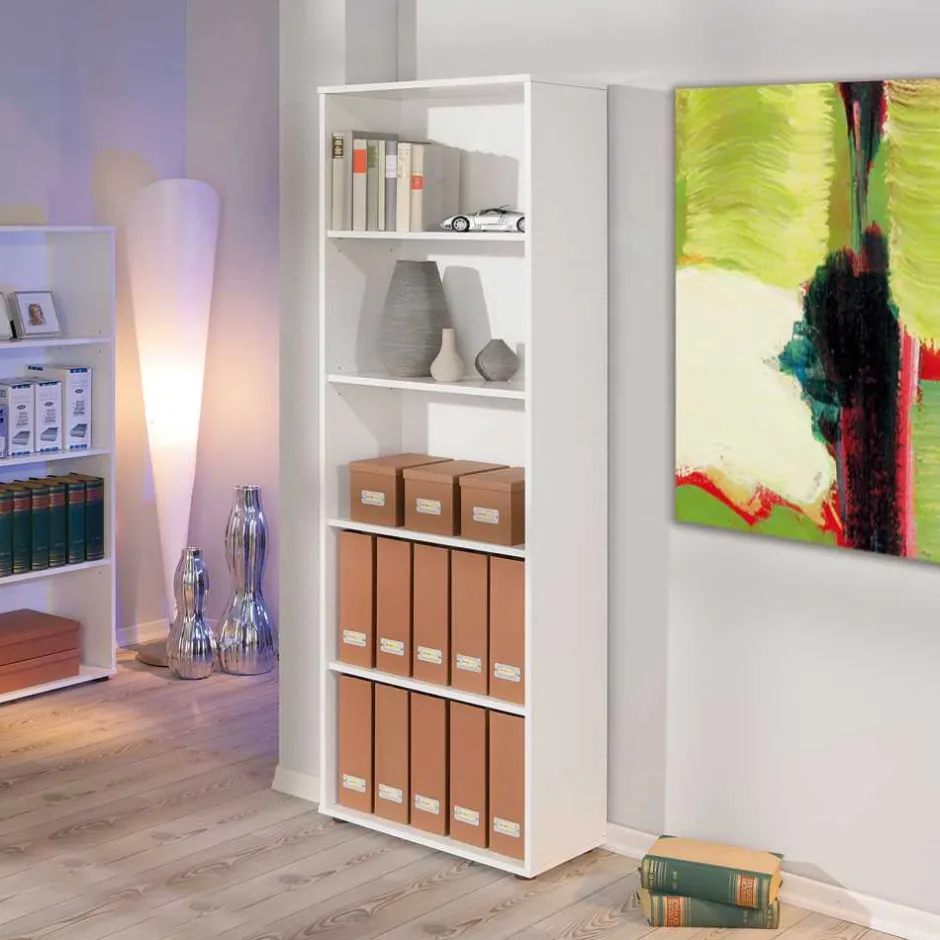 Wohnen Bücherregal Sernato in Weiß