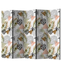 Bedruckter Paravent mit modernem Muster Motiv - Vipe^Wohnen Discount