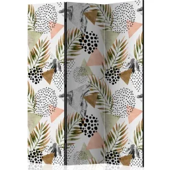 Bedruckter Paravent mit modernem Muster Motiv - Vipe^Wohnen Discount