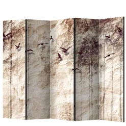 Bedruckter Paravent mit Vögel Bäume Motiv - Estoron^Wohnen Best