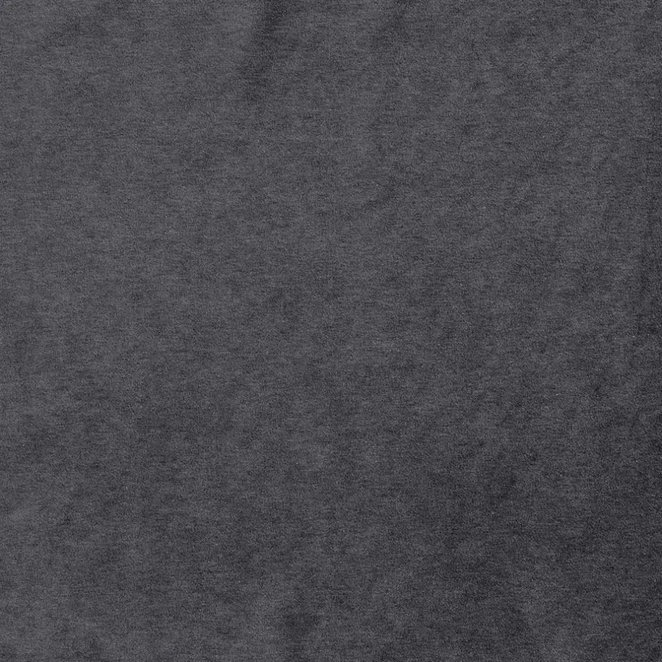 Beistellhocker in Dunkelgrau Samtbezug - Pingdong^Wohnen Outlet