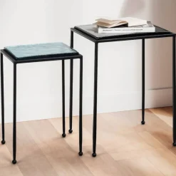 Beistelltisch Duo aus Strukturglas - Zontania (zweiteilig)^Wohnen Online