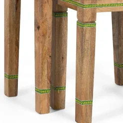 Wohnen Beistelltisch Duo im Boho Style - Losvonos (zweiteilig)