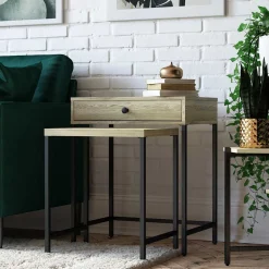 Beistelltisch Duo in Eiche Optik - Almaron (zweiteilig)^Wohnen Clearance