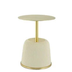 Beistelltisch in Gold und Cremeweiß - Dancer^Wohnen Sale