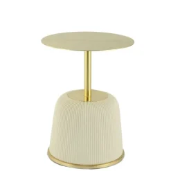 Beistelltisch in Gold und Cremeweiß - Dancer^Wohnen Sale
