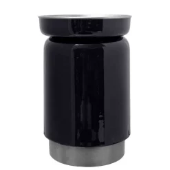 Wohnen Beistelltisch in Silber mit Anthrazit - Gulia