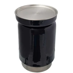 Wohnen Beistelltisch in Silber mit Anthrazit - Gulia