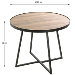 Beistelltisch mit Bügelgestell Retro - Flags^Wohnen