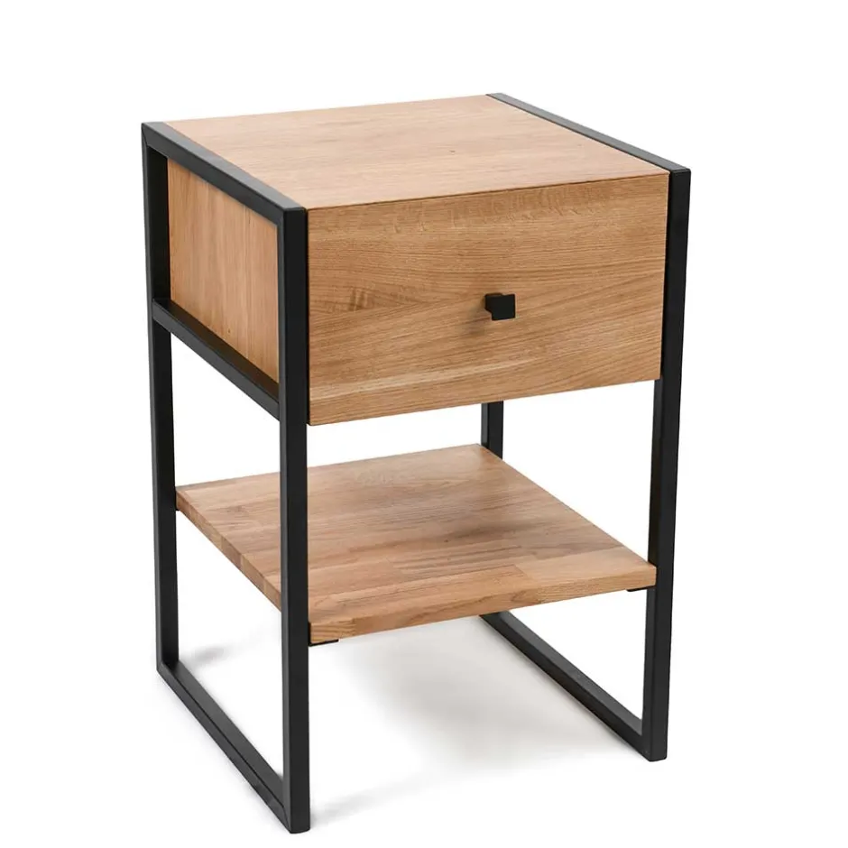 Beistelltisch mit einer Schublade & Ablage - Axel^Wohnen New