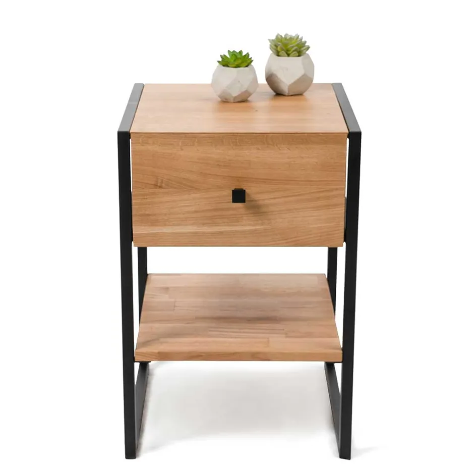 Beistelltisch mit einer Schublade & Ablage - Axel^Wohnen New