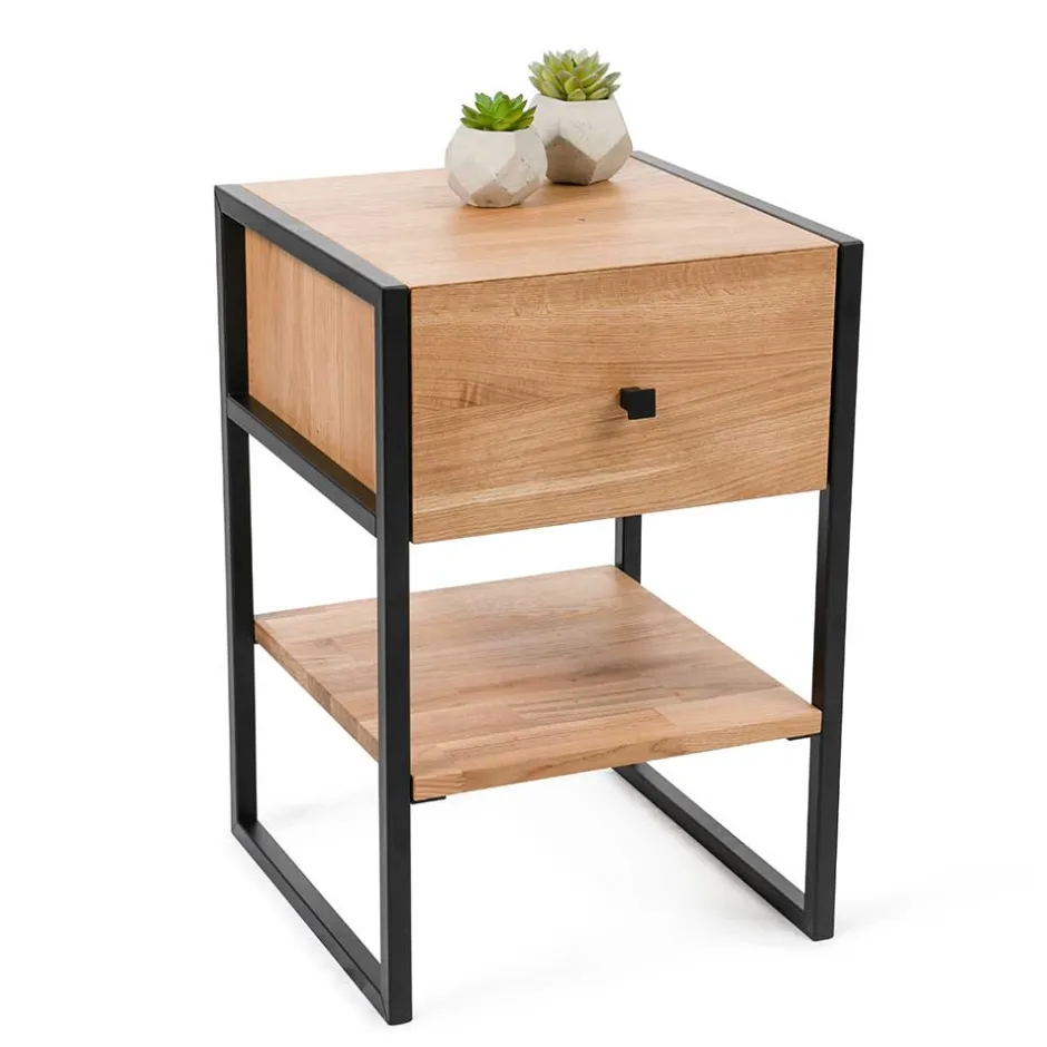 Beistelltisch mit einer Schublade & Ablage - Axel^Wohnen New