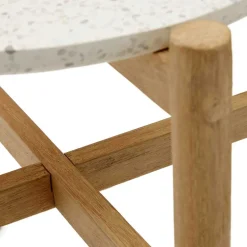 Beistelltisch mit Terrazzo Platte - Finola^Wohnen Outlet