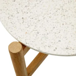 Beistelltisch mit Terrazzo Platte - Finola^Wohnen Outlet