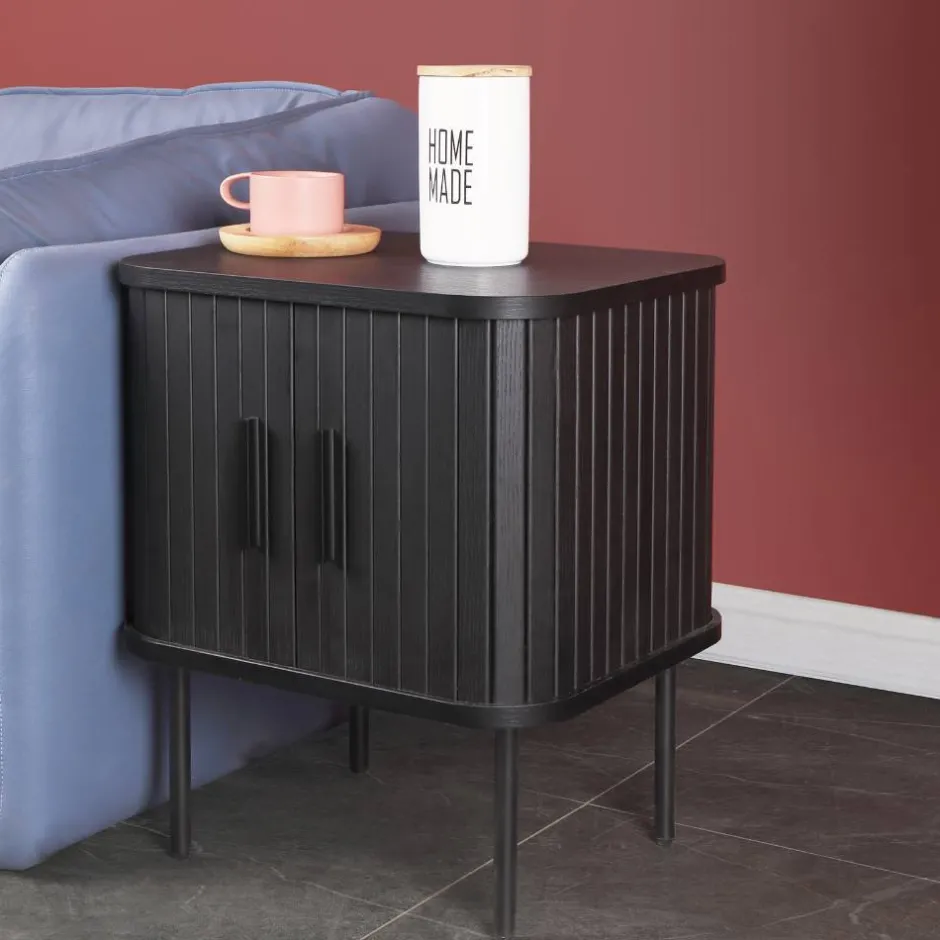 Beistelltisch Nachtkommode mit Schiebetüren - Lurymav^Wohnen Sale