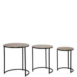 Beistelltisch Trio in Gold - Simorica (dreiteilig)^Wohnen Best