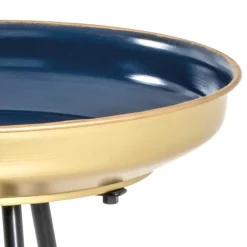 Beistelltische in Blau & Rot & Gold - Tayler (zweiteilig)^Wohnen Online