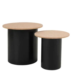 Beistelltische mit Korkplatte - Gaddy (zweiteilig)^Wohnen Hot