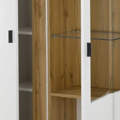 Wohnen Beleuchtete TV Anbauwand Möbelset - Racelyn (dreiteilig)