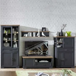 Beleuchtete TV Wohnwand Landhaus - Thumbs (vierteilig)^Wohnen Hot