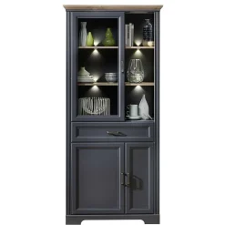 Beleuchtete TV Wohnwand Landhaus - Thumbs (vierteilig)^Wohnen Hot