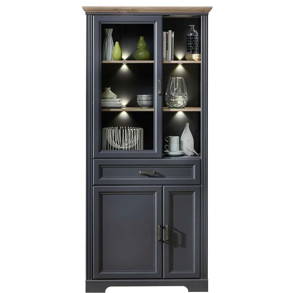 Beleuchtete TV Wohnwand Landhaus - Thumbs (vierteilig)^Wohnen Hot