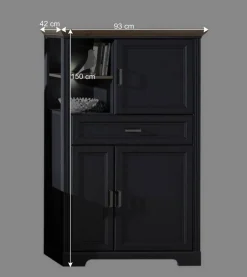 Beleuchtete TV Wohnwand Landhaus - Thumbs (vierteilig)^Wohnen Hot