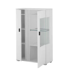 Beleuchteter Vitrinenschrank 125 cm hoch - Tirol^Wohnen New
