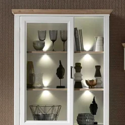 Wohnen Beleuchtetes Landhaus Wohnmöbel Set - Sinolita (zweiteilig)