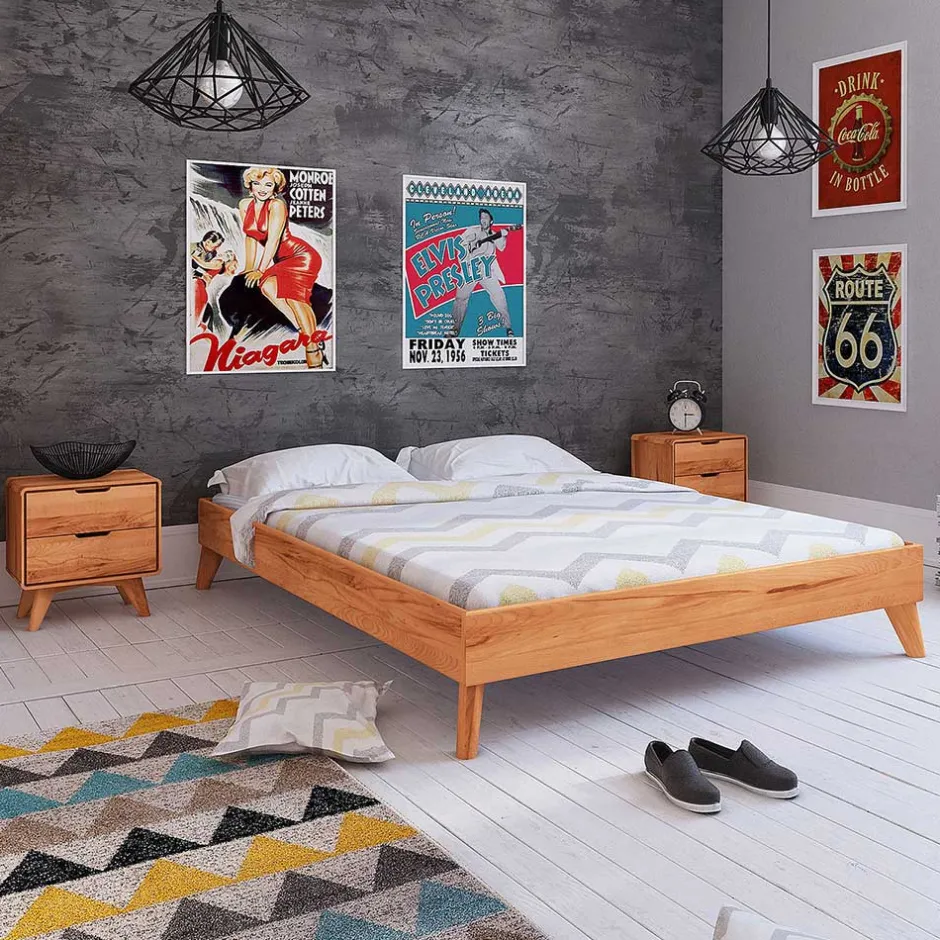 Überlänge Holzbett & Nachttische - Junola II (dreiteilig)^Wohnen Online