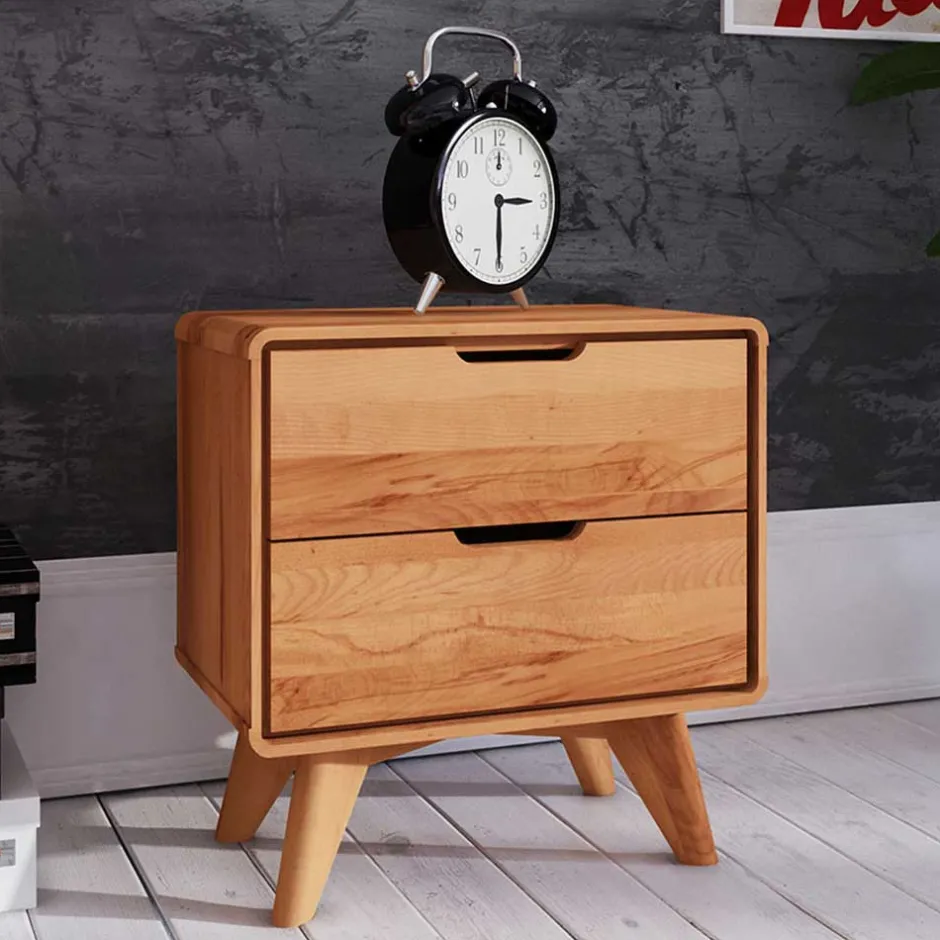 Überlänge Holzbett & Nachttische - Junola II (dreiteilig)^Wohnen Online