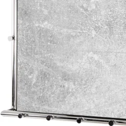 Beton Dekor Wandgarderobe Janana mit Metall verchromt^Wohnen Best