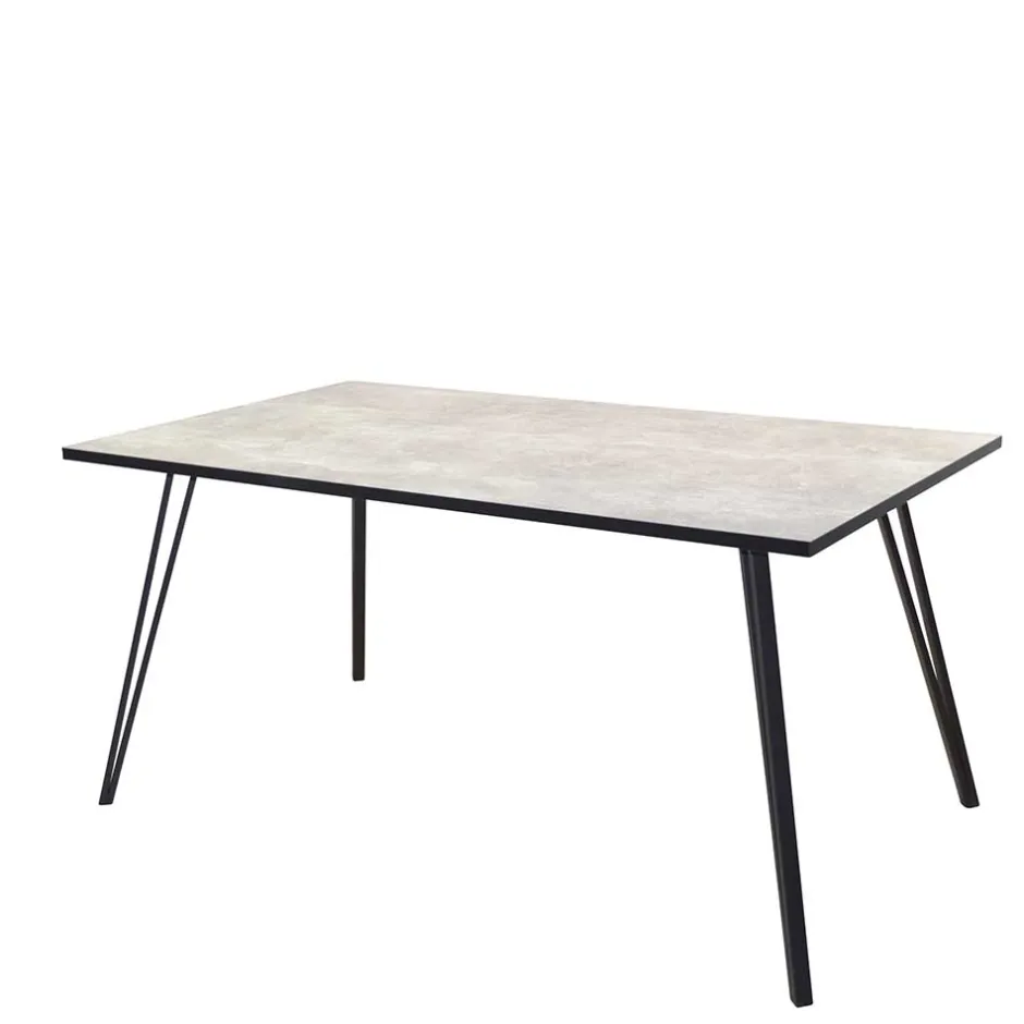 Beton Optik Tisch & Schwingstühle - Grenados (fünfteilig)^Wohnen Outlet