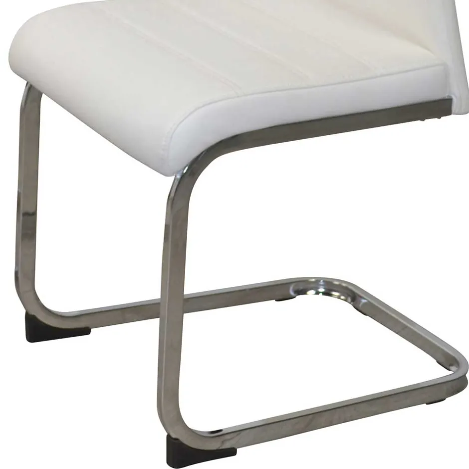 Wohnen Betonoptik Säulentisch & Freischwinger - Gates (fünfteilig)