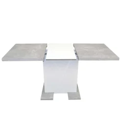 Wohnen Betonoptik Säulentisch & Freischwinger - Gates (fünfteilig)