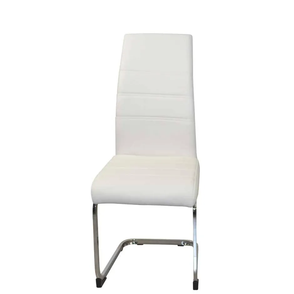 Wohnen Betonoptik Säulentisch & Freischwinger - Gates (fünfteilig)