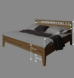 Bett Masdamos aus Wildeiche Massivholz^Wohnen Hot