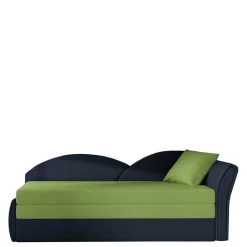 Bett Recamiere in Hellgrün und Dunkelblau - Cobagon^Wohnen