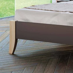 Bett Ternin in Braun Stahl^Wohnen New