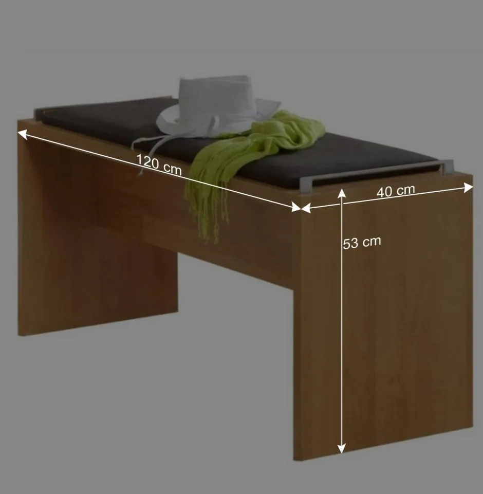 Bettbank Bordeaux in Erle Holzoptik^Wohnen Sale