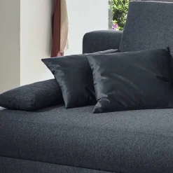 Wohnen Bettcouch zum Klappen in Blau Stoff - Louisonna