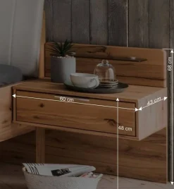 Bettgestell & Nachtkommoden Set - Krofun (dreiteilig)^Wohnen Online